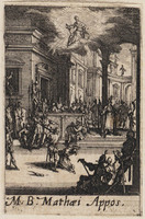 TvB G 4816
<br/>
Martyrium Mattheus ("Kleine Apostelserie")
<br/>
<em>Callot, Jacques (1592 - 1635)</em>
